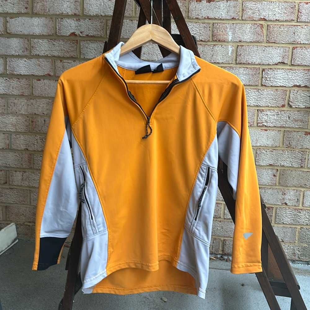 MOUNTAIN HARDWARE Light Orange/Gray Pullover Jacket